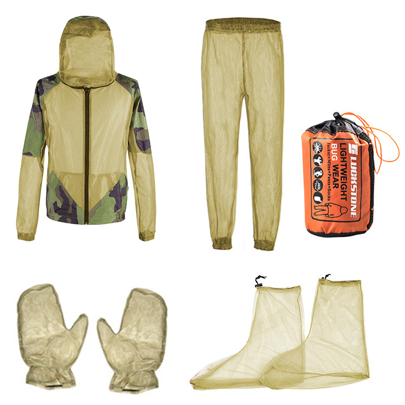 Outdoor Adventure Outfit - ชุดกันยุงสำหรับตกปลาในป่า ชุดตกปลาป่าฤดูร้อน