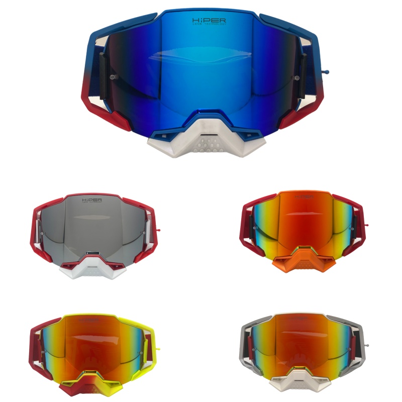 Outdoor Adventure Sports - แว่นตาป้องกันดวงตาสำหรับกิจกรรมกลางแจ้ง เลนส์เคลือบป้องกันรอยขีดข่วน เหมาะสำหรับกีฬาออฟโรดหลากหลายสถานการณ์