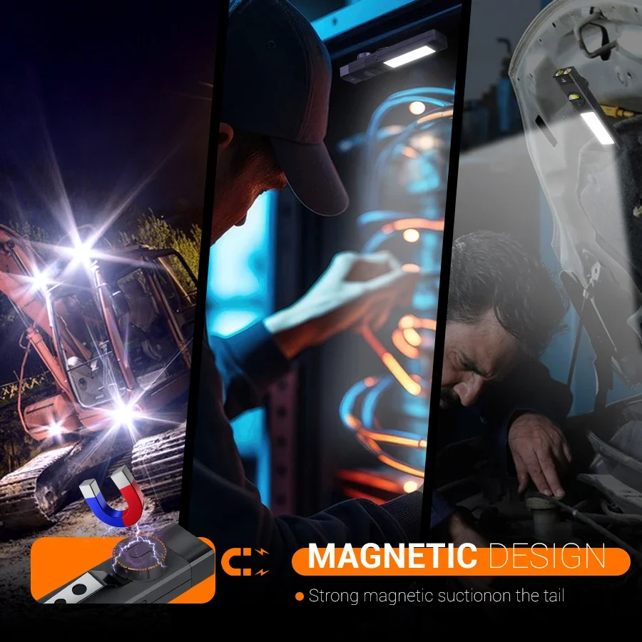 COB + LED ไฟฉายมัลติฟังก์ชั่นพ - Outdoor Adventure Trips บทวิจารณ์และราคา