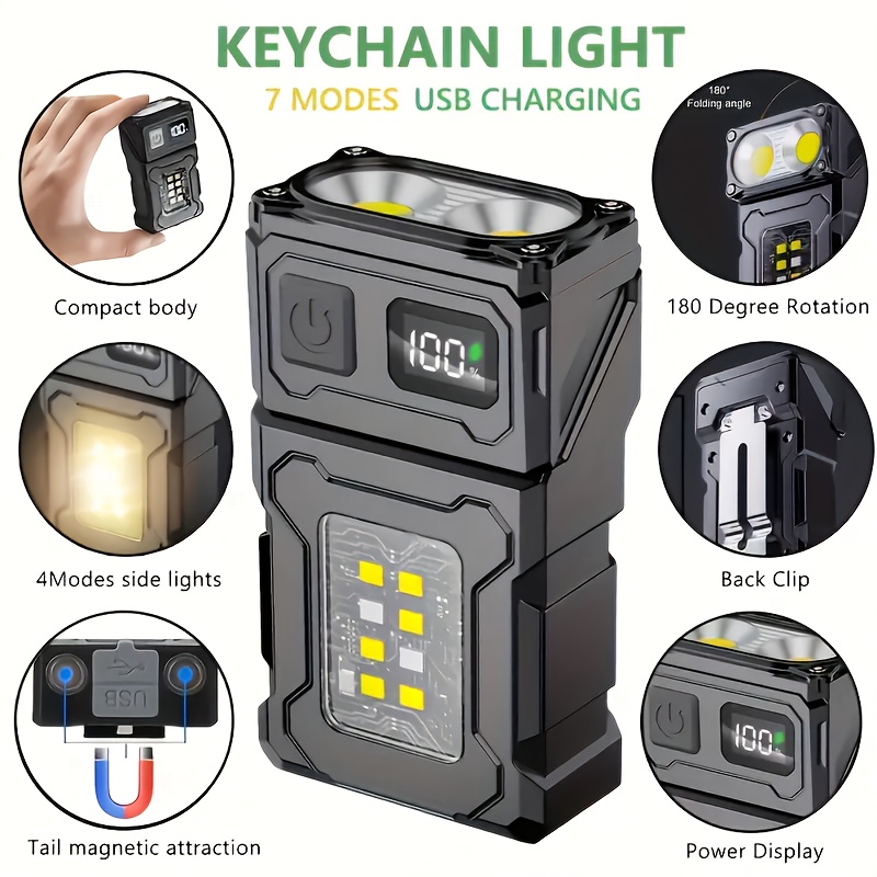 ไฟฉายพกพา LED แบบชาร์จไฟได้ขนา - Outdoor Adventure Trips บทวิจารณ์และราคา