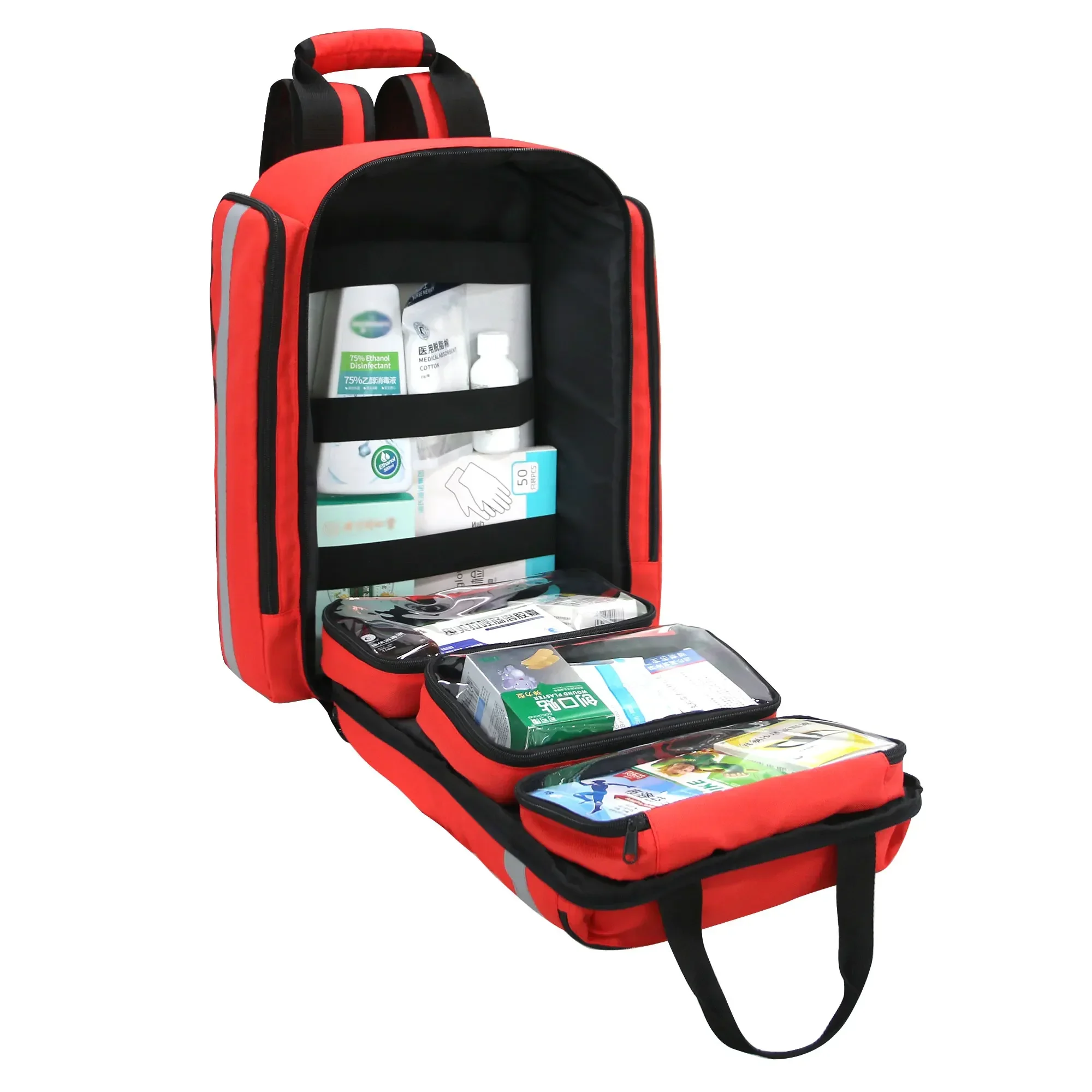 ชุดปฐมพยาบาลฉุกเฉินสำหรับกู้ภั - Outdoor Adventure Backpack บทวิจารณ์และราคา