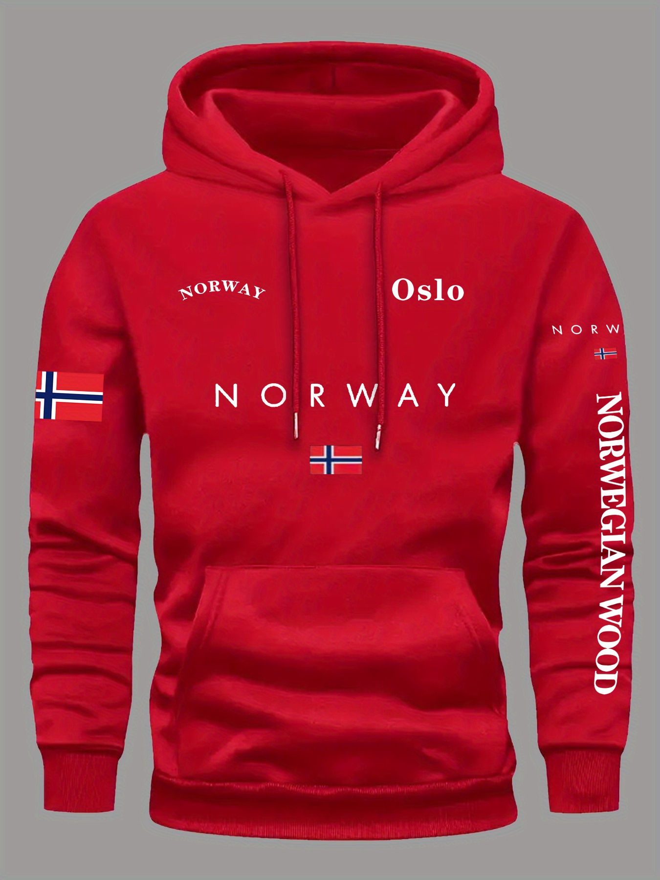 เสื้อฮู้ดลายธงชาตินอร์เวย์ สำห - Outdoor Adventure Outfit บทวิจารณ์และราคา