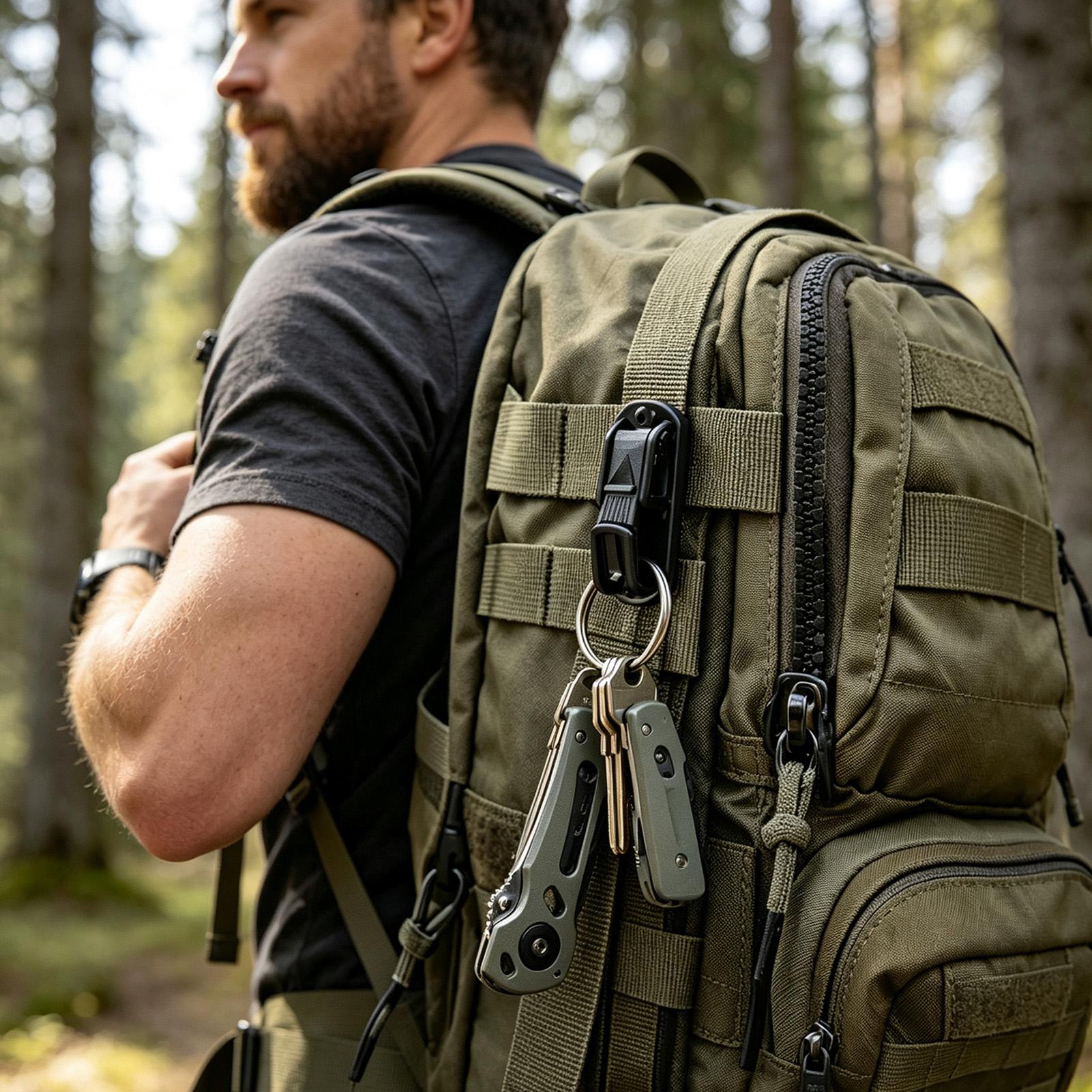 คลิปหนีบเข็มขัดอเนกประสงค์ ตะข - Outdoor Adventure Backpack บทวิจารณ์และราคา