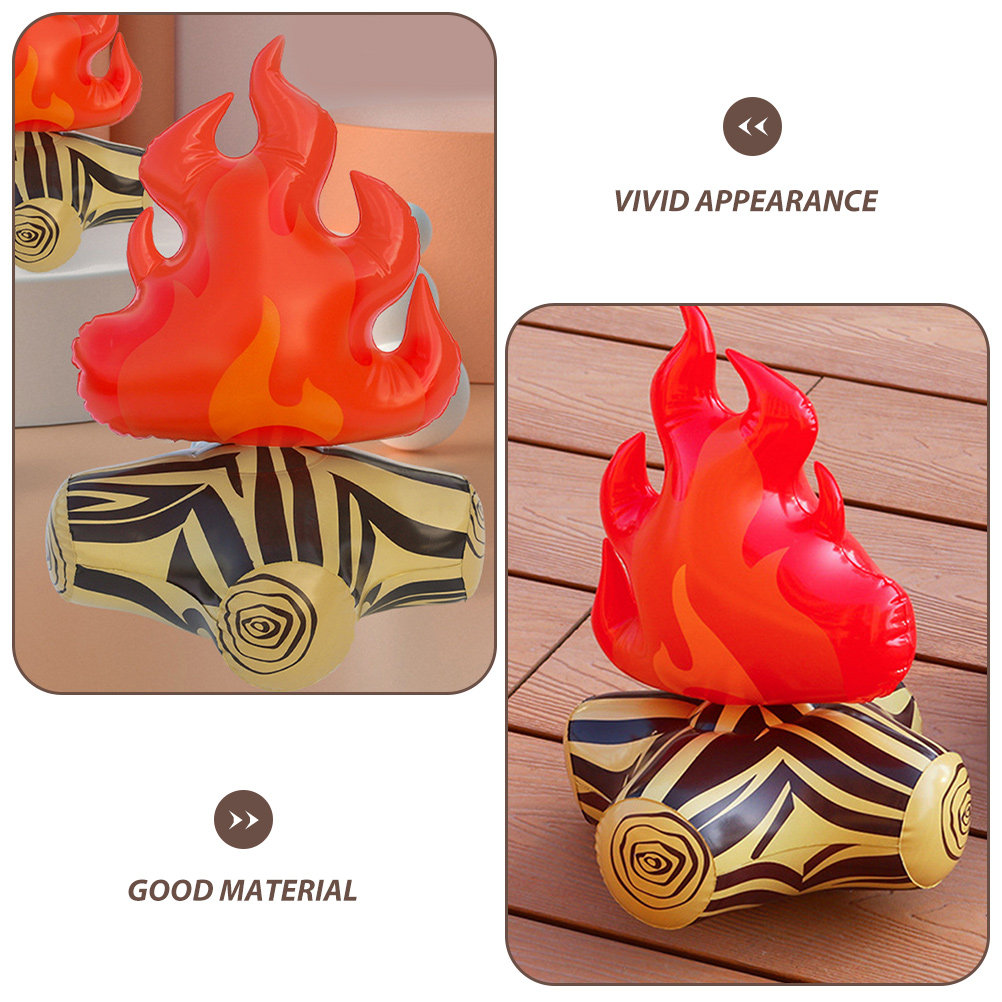 4 ชิ้น ของตกแต่งกองไฟเป่าลมขนา - Outdoor Adventure Birthday Party บทวิจารณ์และราคา